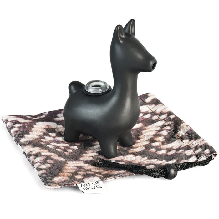 Art Of Smoke Ceramic Alpaca Bubbler w/ Bag