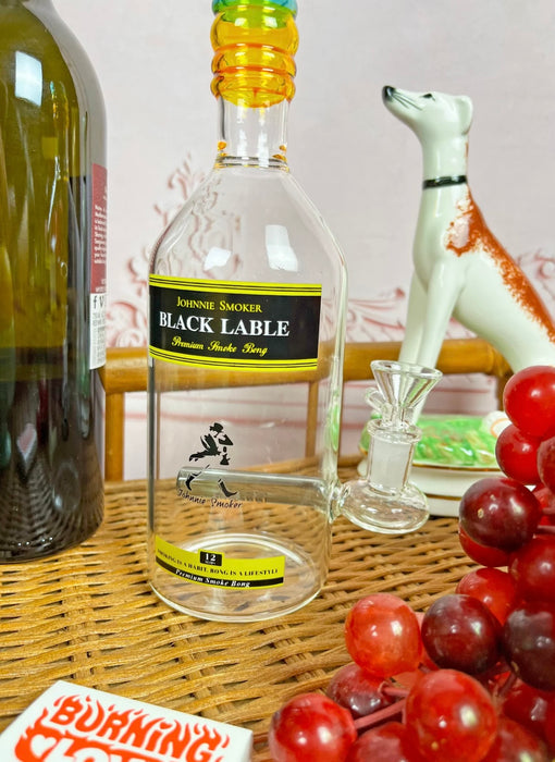 BURNING LOVE Johnnie Smoker Liquor Bottle Bong