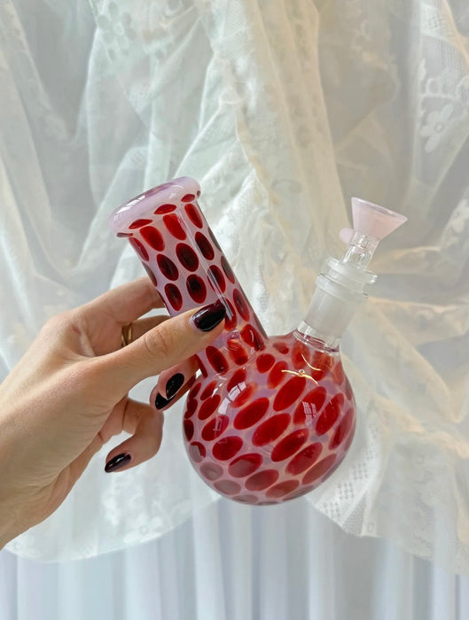 BURNING LOVE DOTTIE MINI BONG | PINK