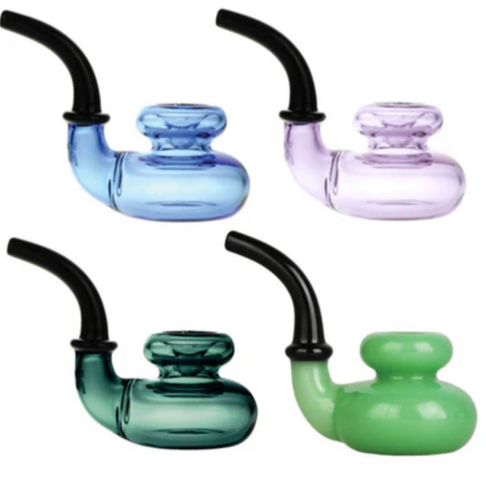 Pulsar Bi-Level Sherlock Handpipe - 4.5" | GREEN
