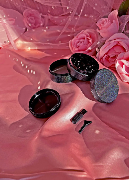 BURNING LOVE Black Glitter Grinder