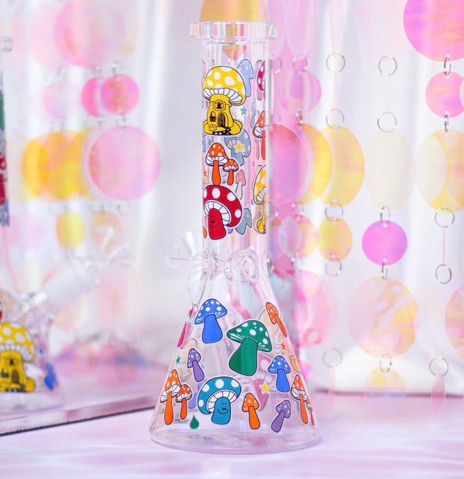 BURNING LOVE Rainbow Mushroom Bong