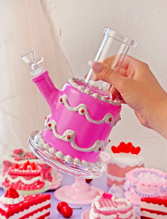 BURNING LOVE Birthday Cake Bong