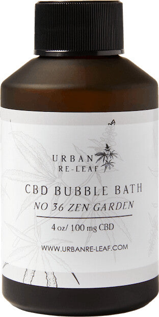 URBAN RE-LEAF CBD BUBBLE BATH 100MG - CALMING LILY