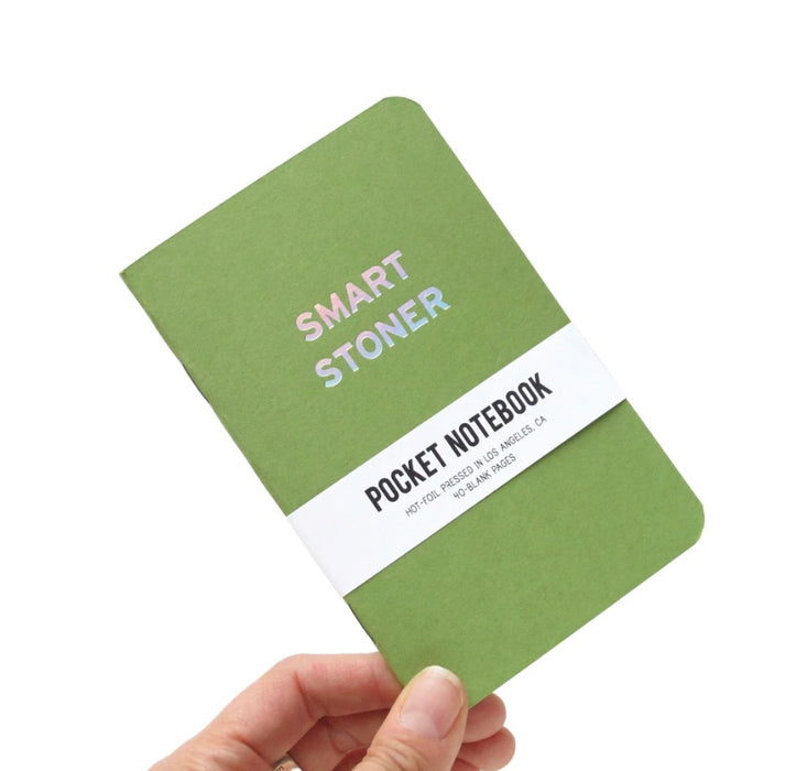 WORD FOR WORD SMART STONER in Pocket Notebook Cannabis