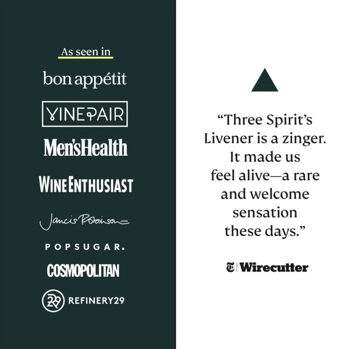 Three Spirit Livener Functional Non Alcoholic Spirit