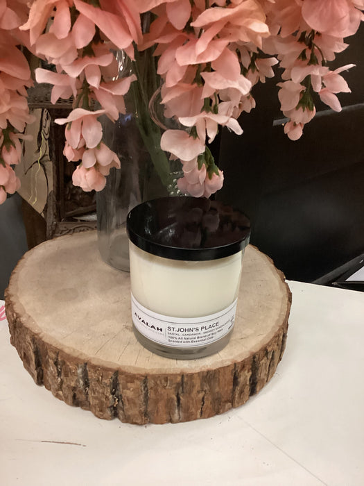 Avalah All Natural Luxury Soy Wax Candle (60+ Hour Burn Time) - St.John's Place - SMALL