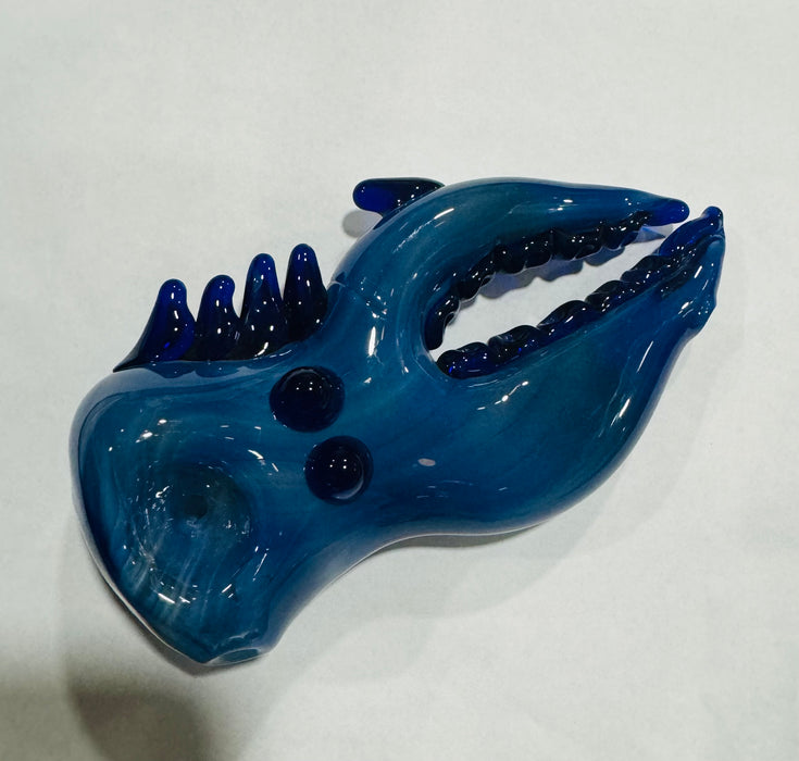 Mega Lobster Claw Handpipe - 5" - BLUE