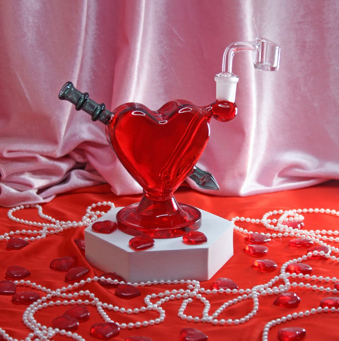 BURNING LOVE Cupid's Heart Rig (14MM BANGER)