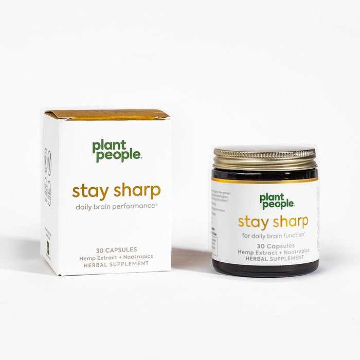 PLANT PEOPLE Stay Sharp Capsules with CBD