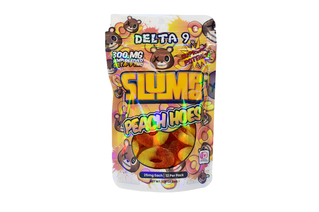 SLUMP'D D9 Peach Hoes Gummies