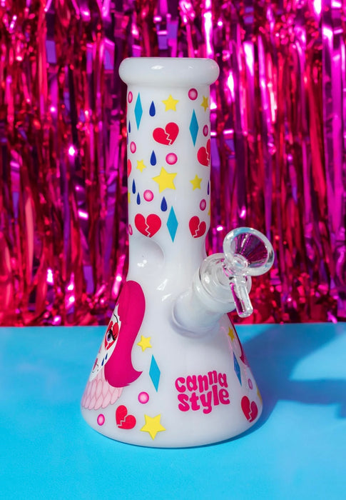 CANNA STYLE CLOWN GIRL BONG 8"