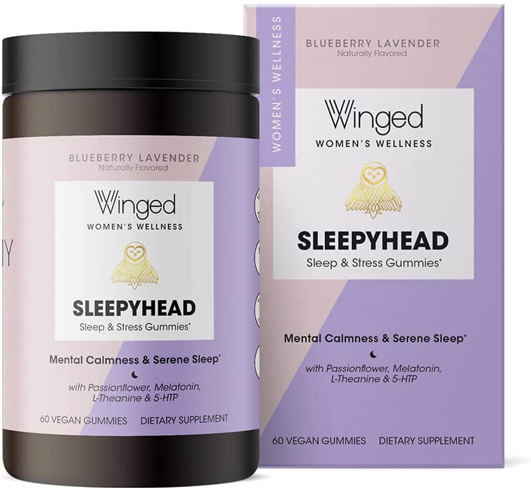 WINGED WOMEN'S WELLNESS Sleepyhead: Sleep + Stress Gummies