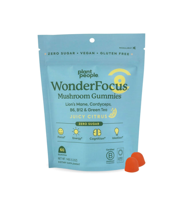 Plant People Wonderfocus - Super Mushroom Gummies