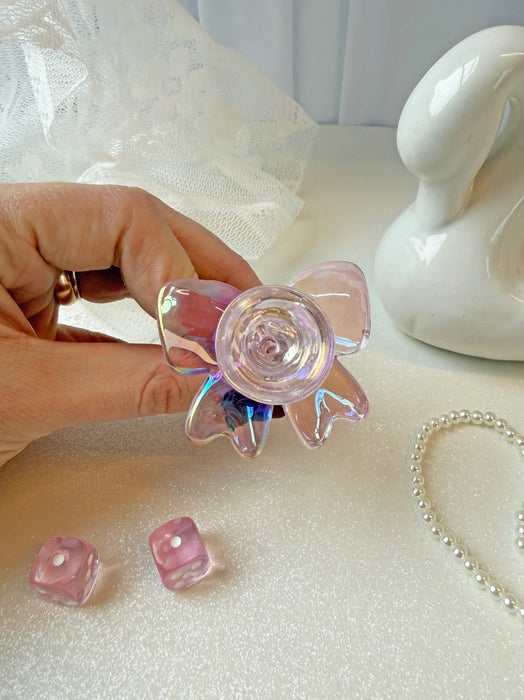 BURNING LOVE PINK BOW SLIDE