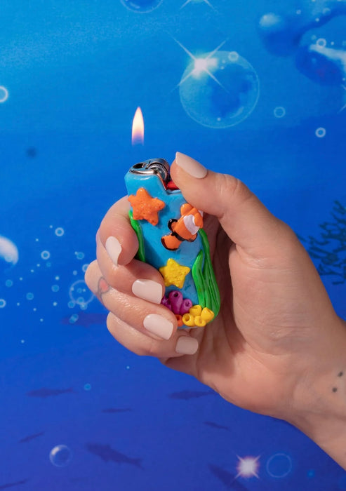 CANNA STYLE OCEAN BIC LIGHTER CASE
