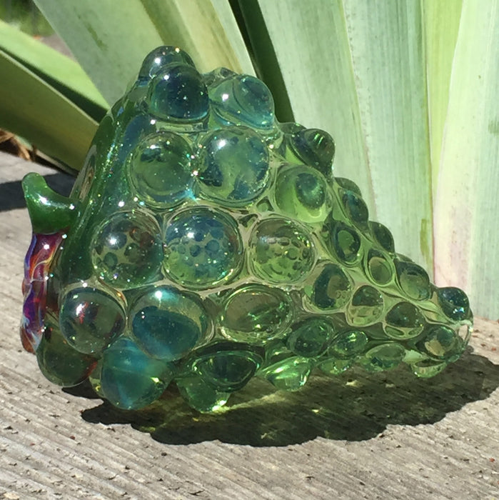HUMBLE PRIDE GLASS Green Grapes Sparkle Glass Pipe