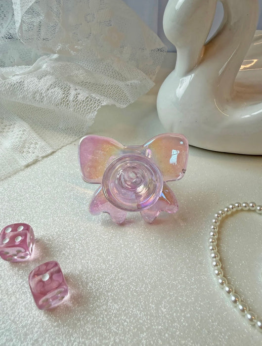 BURNING LOVE PINK BOW SLIDE