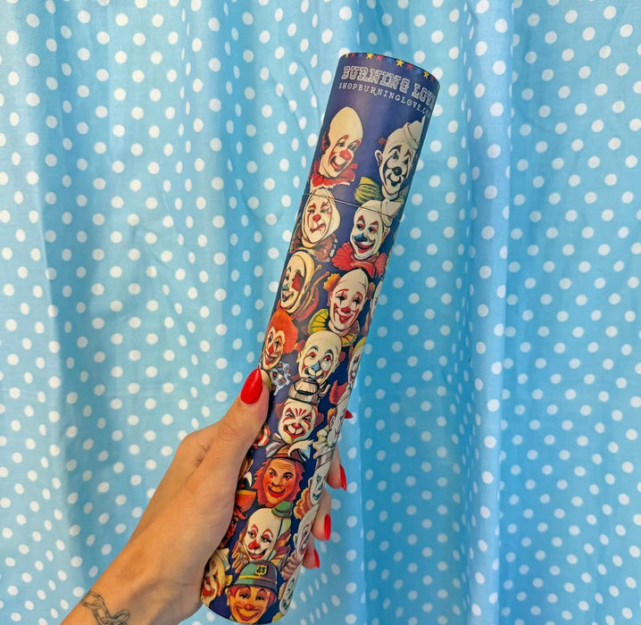 BURNING LOVE XXL Clown Cylinder Matches