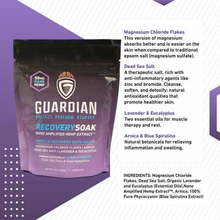 Guardian Athletic RecoverySoak - Bath Salts by Chari Hawkins