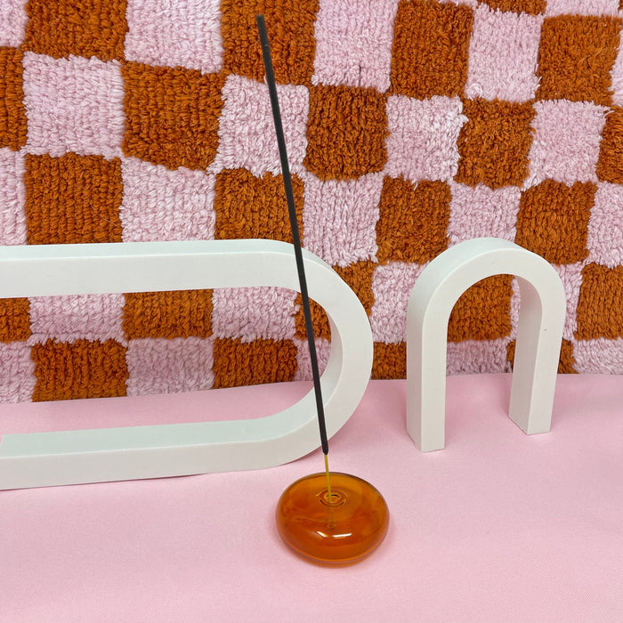 A Shop of Things Bubble Incense Holder- Amber