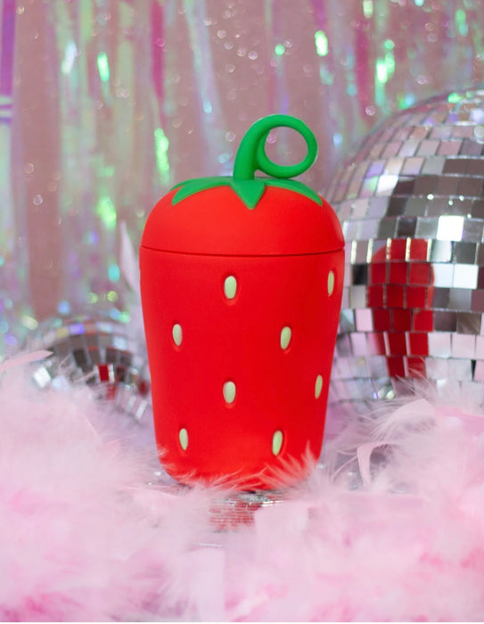 BURNING LOVE Strawberry Stash Jar