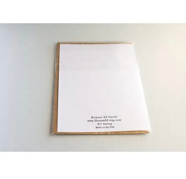 Hbd Hoe Greeting Card by Honest AF