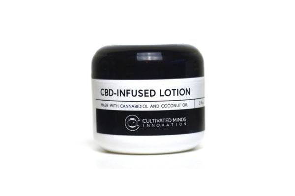 Cultivated Minds Innovation CBD – INFUSED COCONUT OIL LOTION 2 OZ – 250 MG