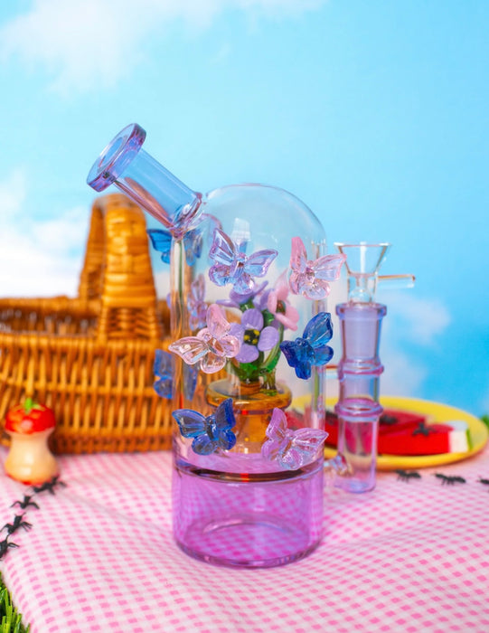 BURNING LOVE Butterfly Garden Cloche