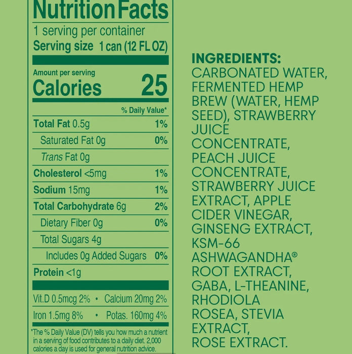 Mind Garden Adaptogen Strawberry Rose Drink