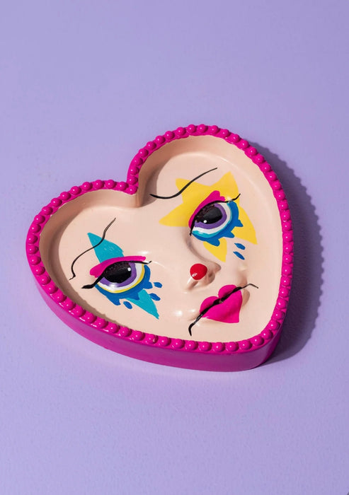 CANNA STYLE CLOWN GIRL ASHTRAY / INCENSE HOLDER
