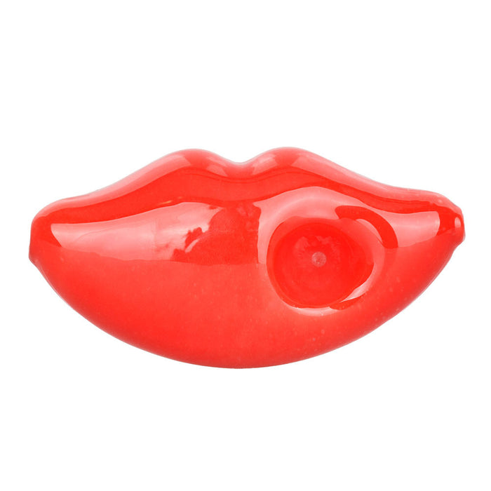 Lover's Lips Hand Pipe | 4"