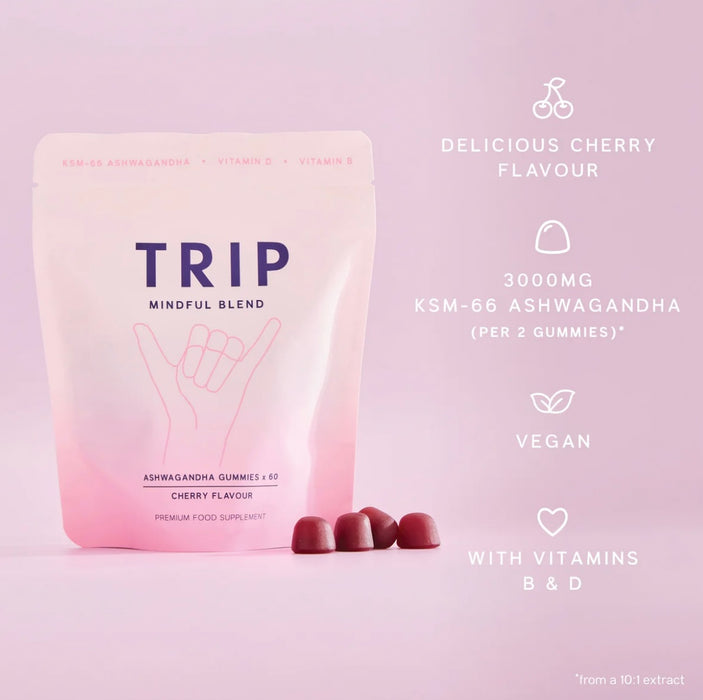 TRIP Cherry Ashwagandha & Vitamin D Gummies