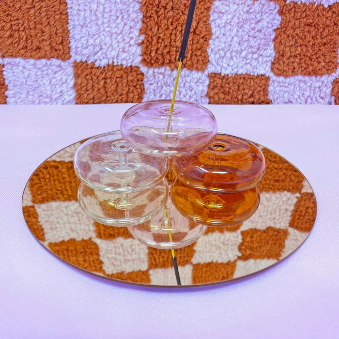 A Shop of Things Bubble Incense Holder- Amber