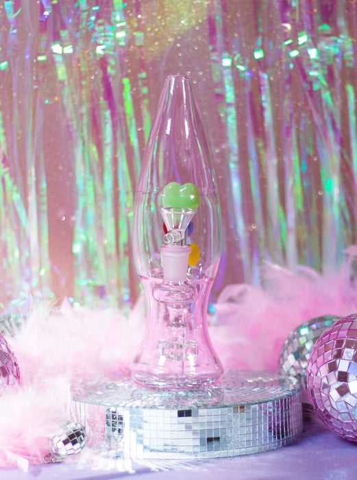 BURNING LOVE Lovely Lava Lamp Bong- Pink