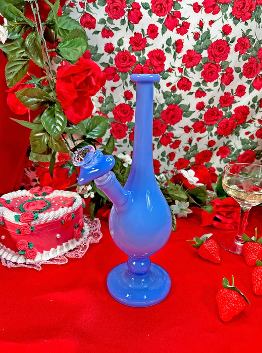 BURNING LOVE Lovely Vase Water Pipe- periwinkle