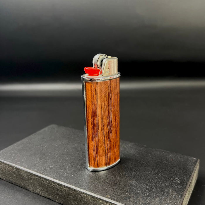 Haus of Topper Objects Natural Wood Classic Lighter Cover