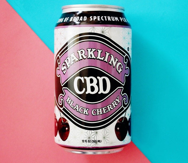 Rocky Mountain Soda Sparkling CBD - Black Cherry Soda