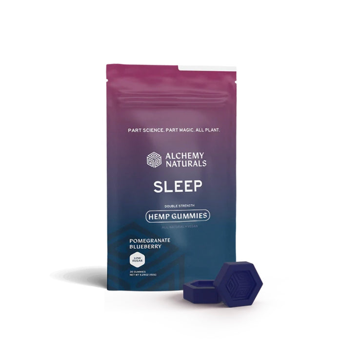 ALCHEMY NATURALS Hemp Gummies For Sleep - Full Spectrum (2 PACK)