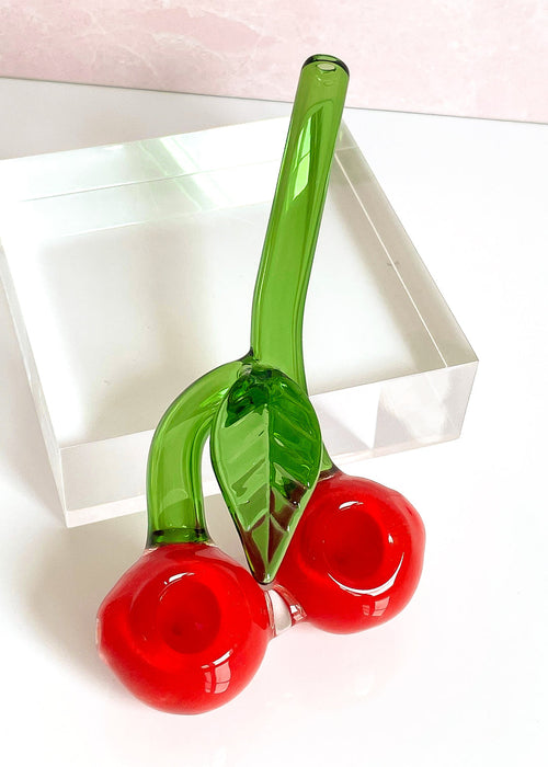 CANNA STYLE DOUBLE BOWL CHERRY PIPE