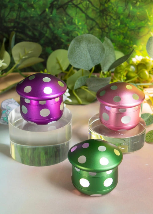 CANNA STYLE 3D MUSHROOM GRINDER - PINK