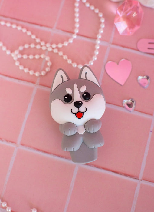 BURNING LOVE Siberian Husky Hand Pipe
