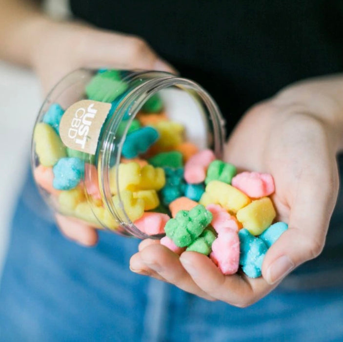 JUST CBD GUMMIES SOUR WORMS 500MG