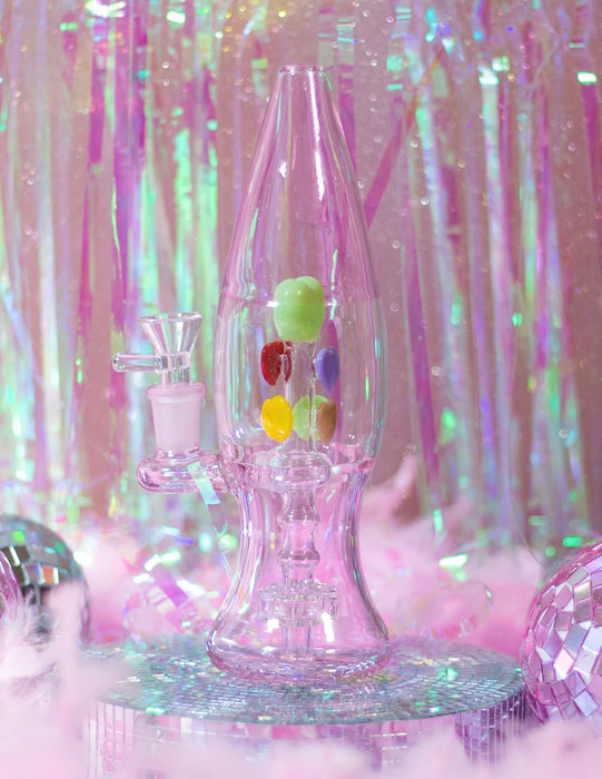 BURNING LOVE Lovely Lava Lamp Bong- Pink