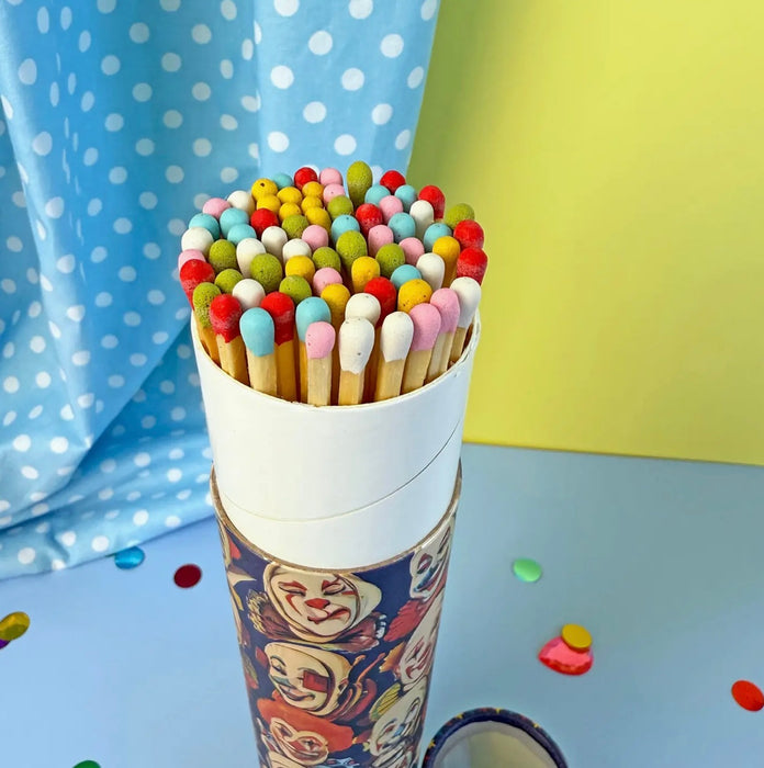 BURNING LOVE XXL Clown Cylinder Matches