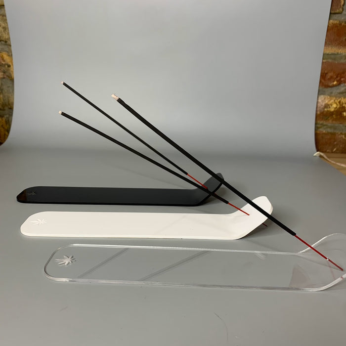 HAUS OF TOPPER OBJECTS Handmade Acrylic Incense Holder BLACK