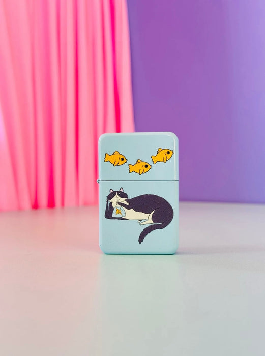 BURNING LOVE Cat Dinner Lighter