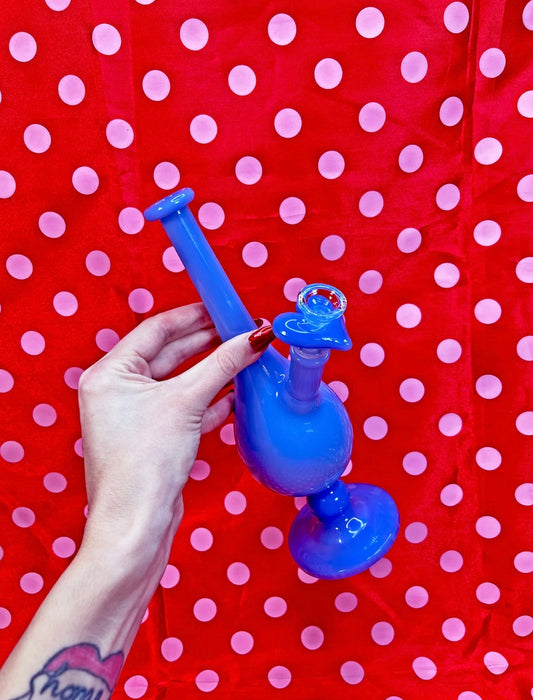 BURNING LOVE Lovely Vase Water Pipe- periwinkle