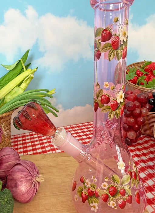 BURNING LOVE STRAWBERRY BONG