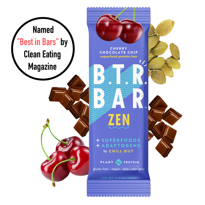 B.T.R. BAR Cherry Chocolate Chip ZEN Protein Bar